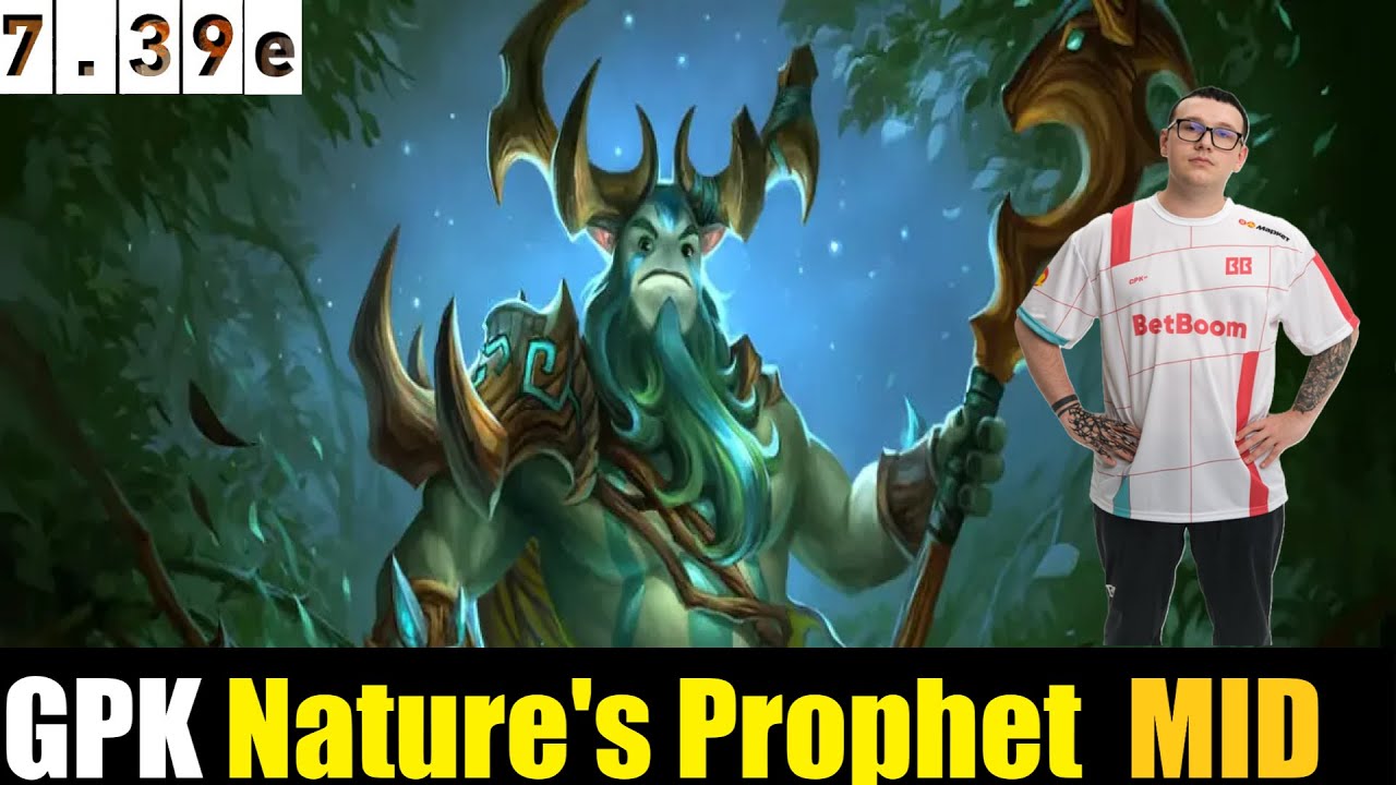 GPK [Nature's Prophet] MID 7.39e- DOTA 2 HIGHEST MMR MATCH#dota2gameplay   #dota2    #gpk