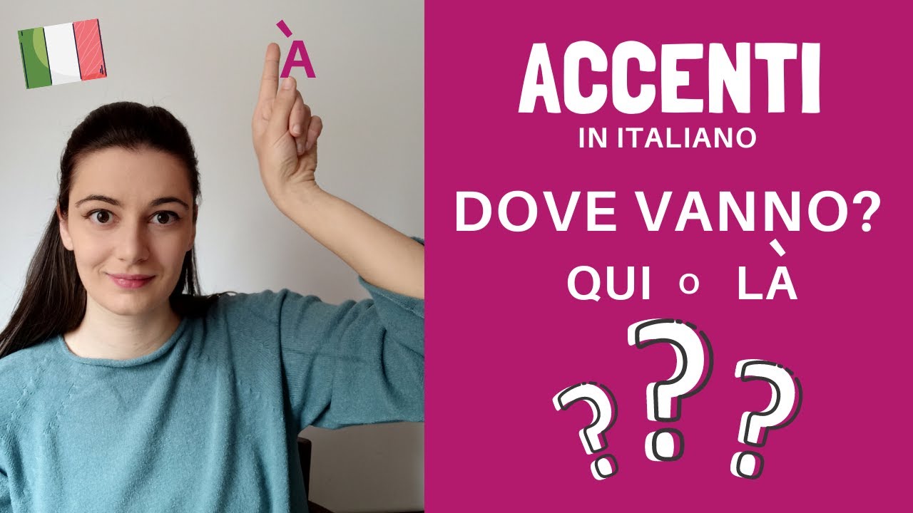 Accenti in italiano! Dove metterli e come ci aiutano a pronunciare le parole!