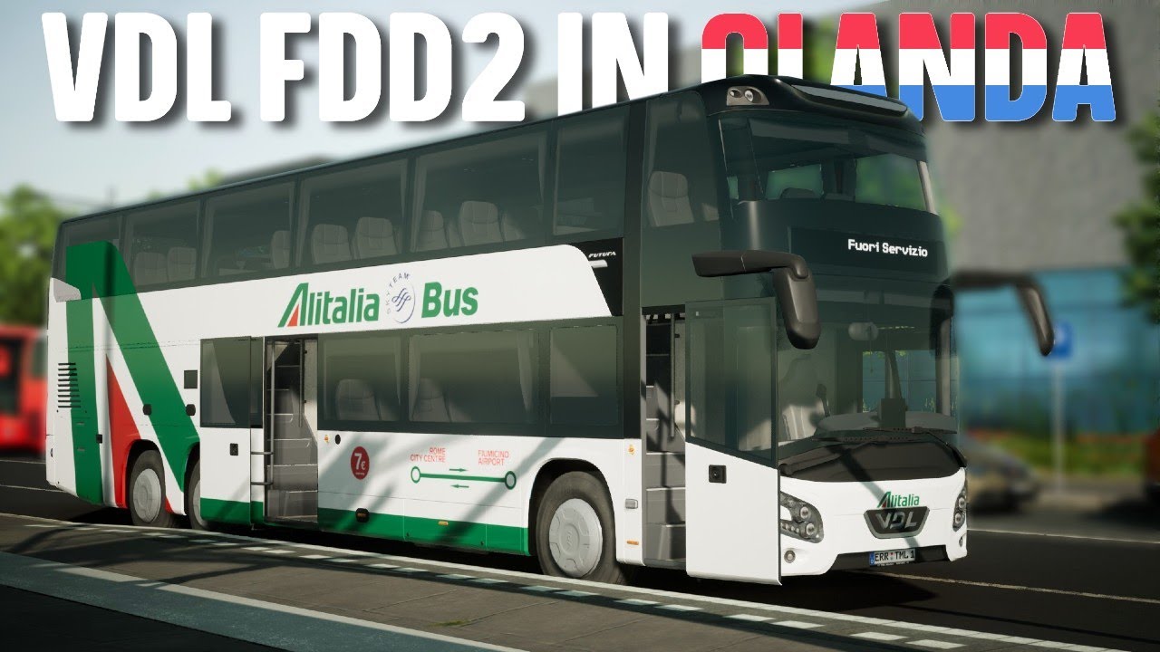 VIAGGIO ALITALIA BUS VDL FDD2 su FERNBUS in OLANDA!