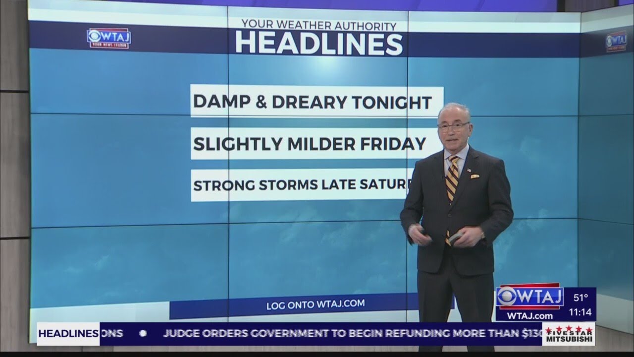 Thursday night weathercast