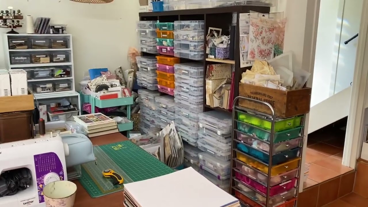 MY CREATIVE SPACE - 2023 #creativespace #studiotour #junkjournal