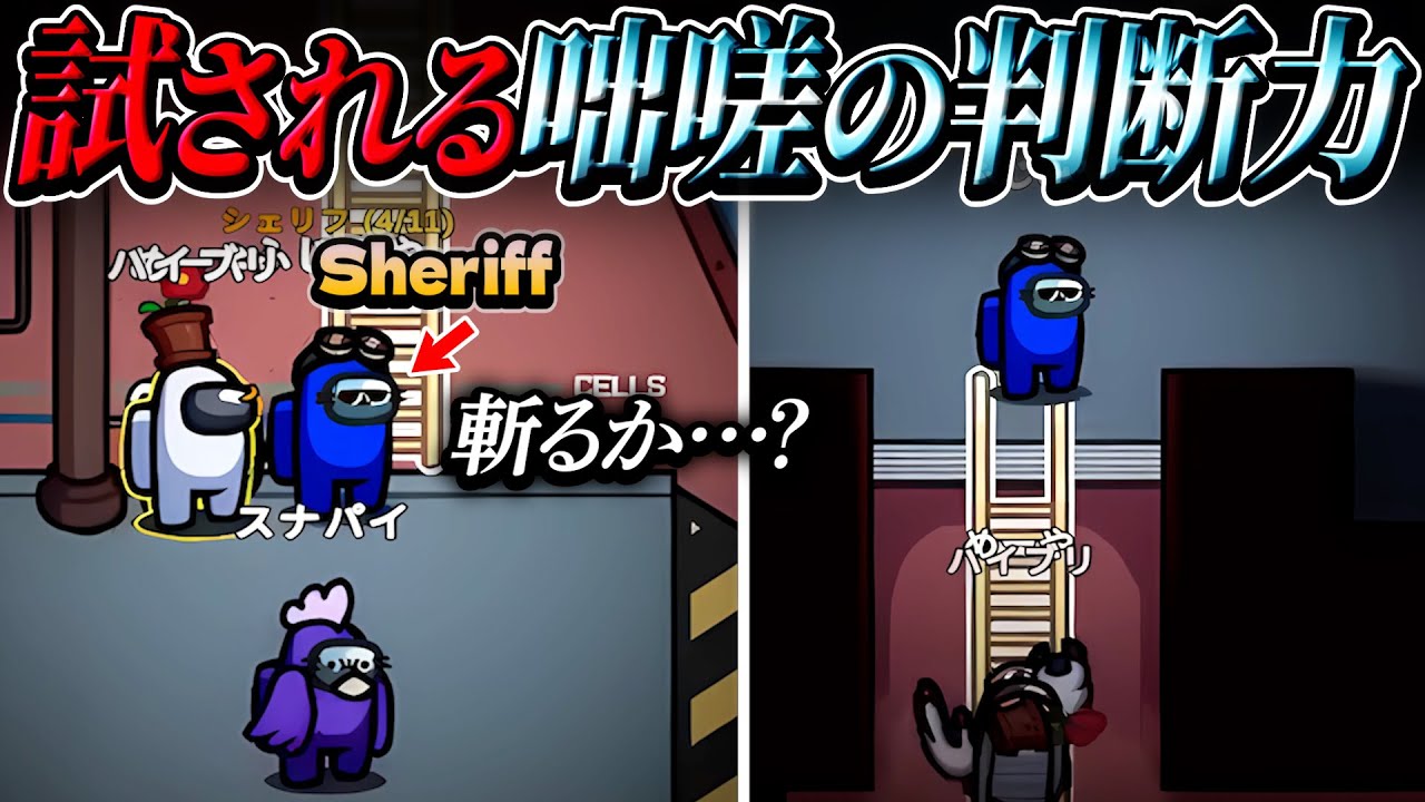 周りにいるのは全員容疑者……誰を執行するのか！？【AmongUs】