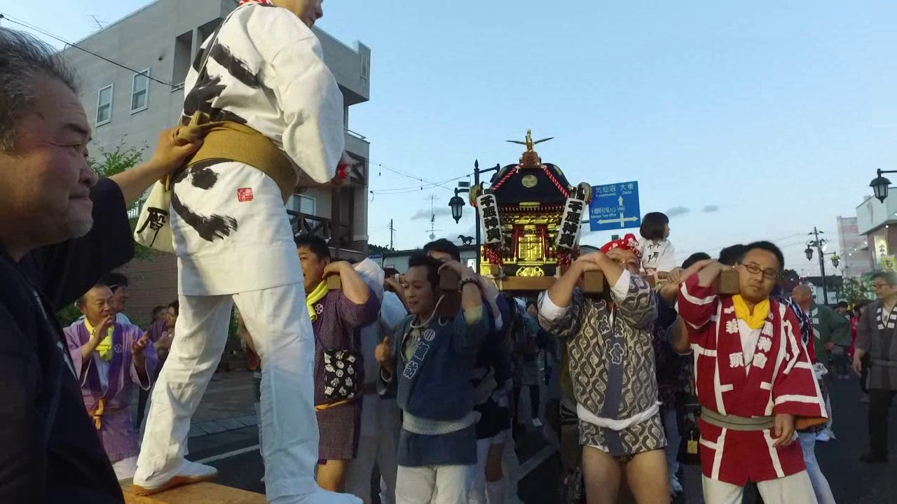 せんまや夜市　復興祈願うまっこみこし 2017.6.10