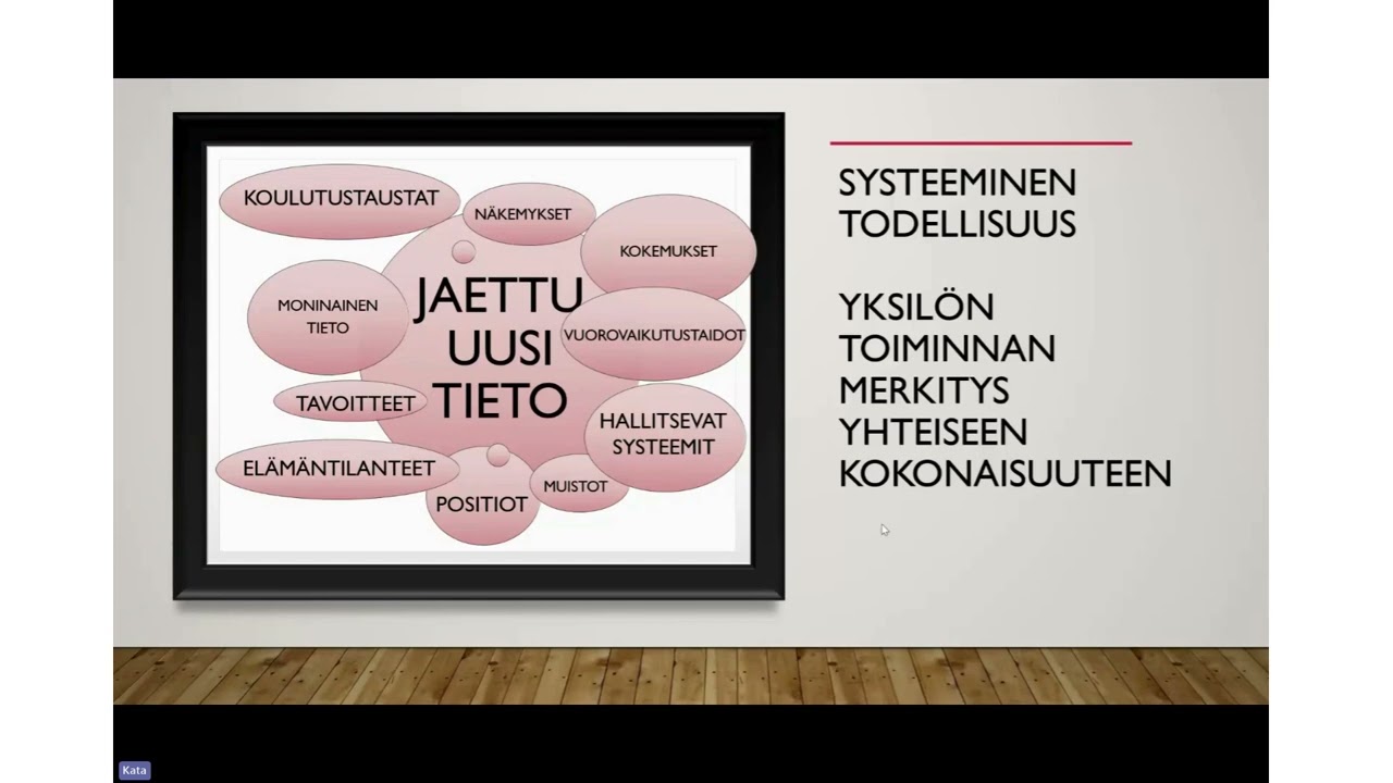 Ihmisl&auml;heinen johtaminen -webinaarisarja: Systeemi&auml;ly (Kata-Riikka Kumpulainen)