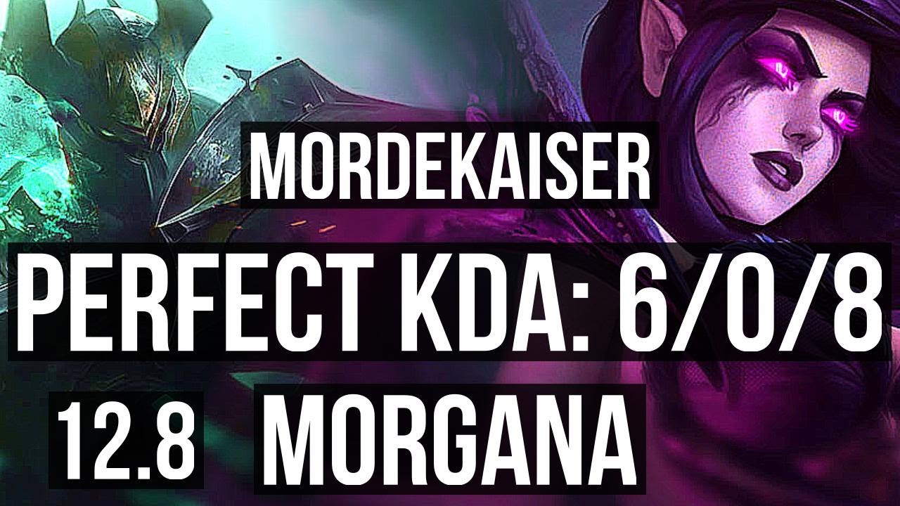 MORDEKAISER vs MORGANA (MID) | 6/0/8, 1.0M mastery, 300+ games, Dominating | BR Master | 12.8