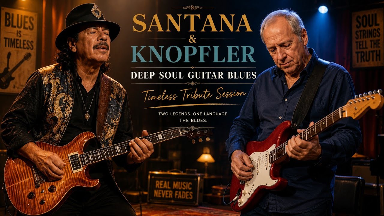 Santana & Knopfler &mdash; Deep Soul Guitar Blues Rock | Timeless Tribute Session 🎸