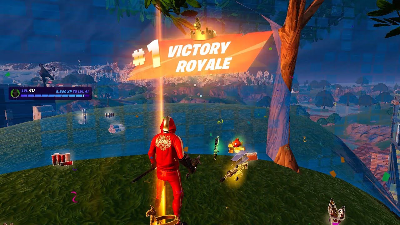 Fortnite 5:1 Society Streetwear Stash'd Crowned Victory Royale (using the Grapple Blade)