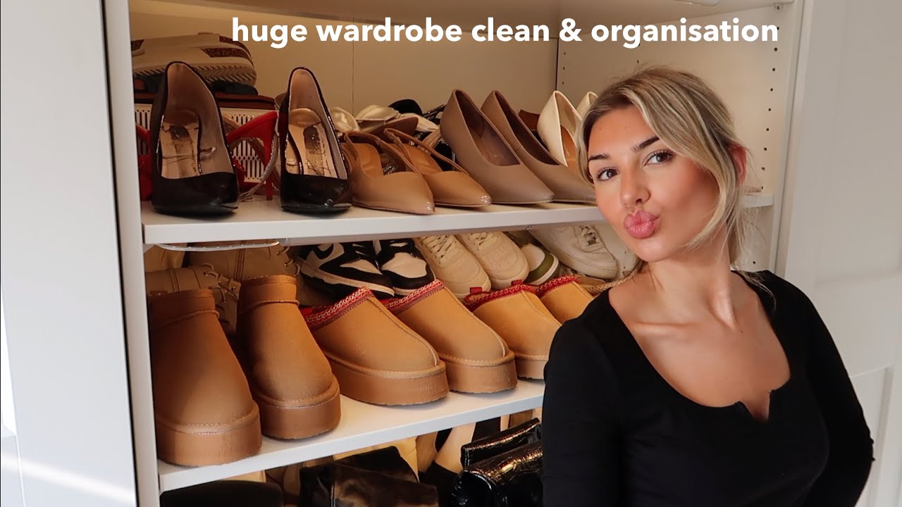huge wardrobe clean and organisation | ad