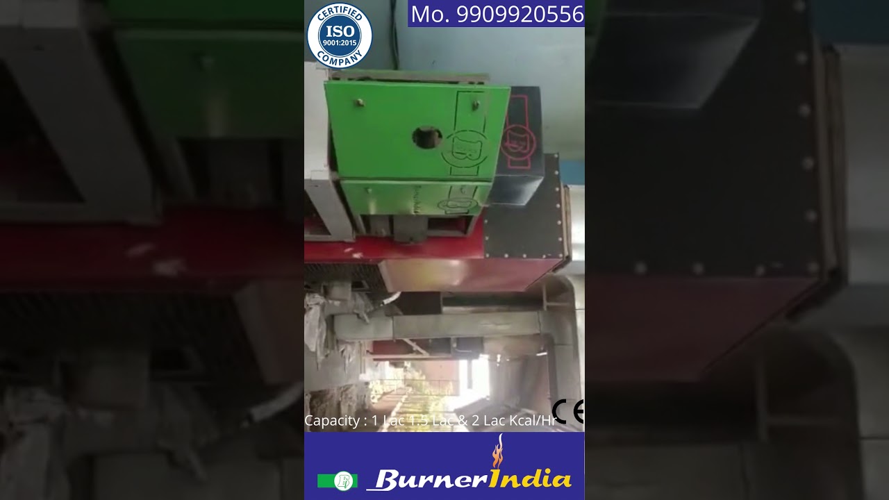 Pellet Burner with Hot Air Generator | Printing & Lamination Industry | 1 Lac to & 2 Lac Kcal/Hr