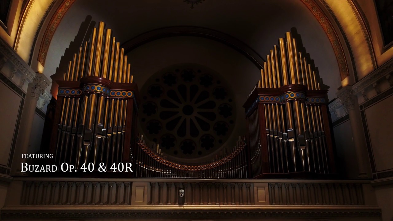 Damin Spritzer plays the Howells Third Rhapsody on the Buzard Organ