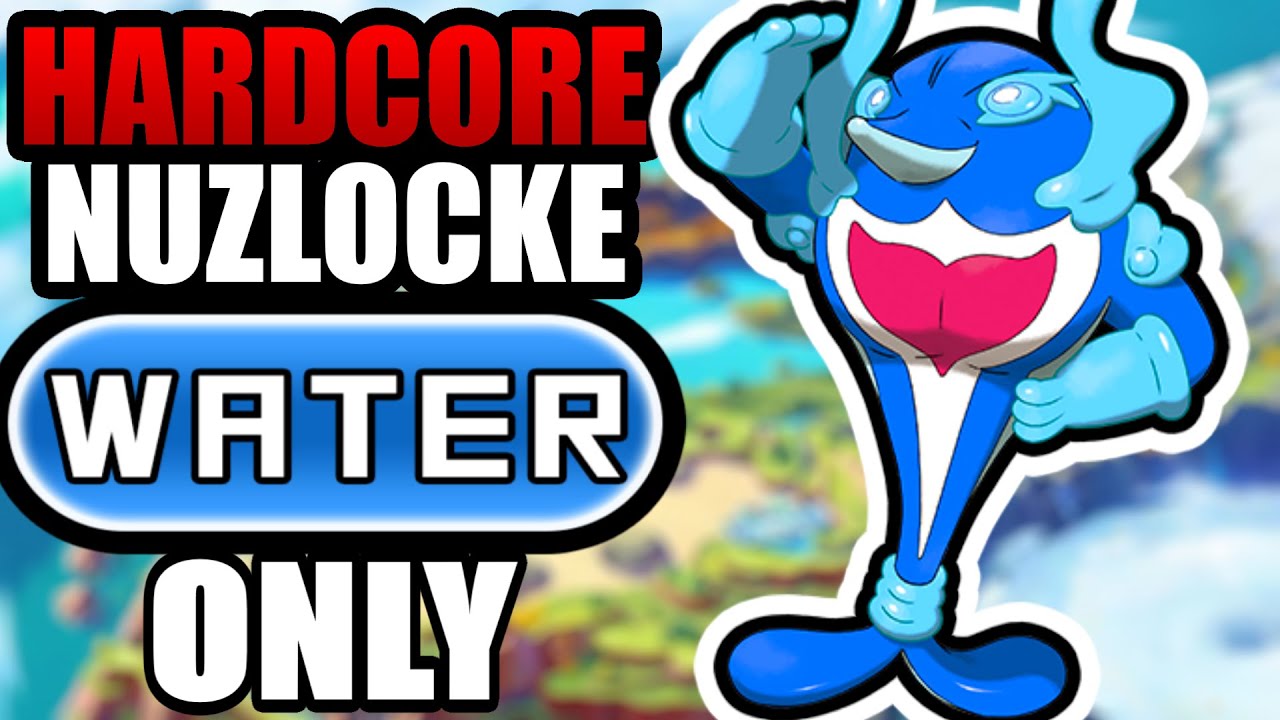 Pokémon Scarlet Hardcore Nuzlocke - Water Types Only! (No items, No overleveling)