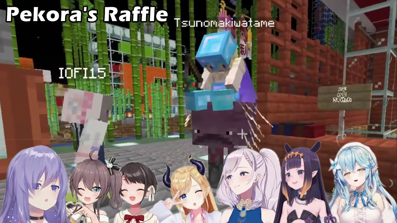 Everyone's Reactions After Iofi Got Fujiki From Pekora's Raffle【Hololive English Sub】