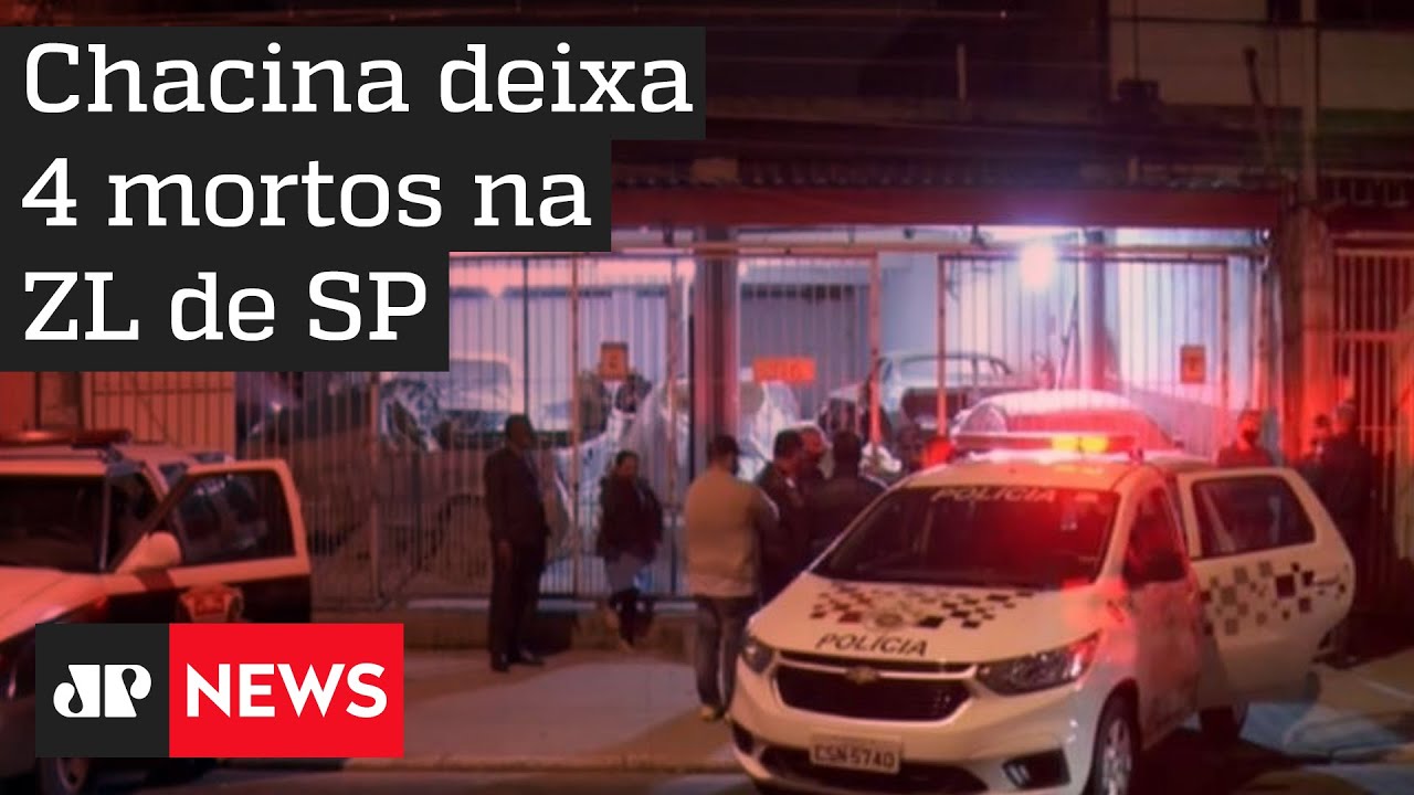 Chacina deixa 4 mortos na Zona Leste de SP