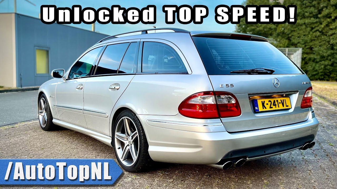 UNLOCKED the TOP SPEED of my E55 AMG - WILL IT GO 300km/h?! by AutoTopNL