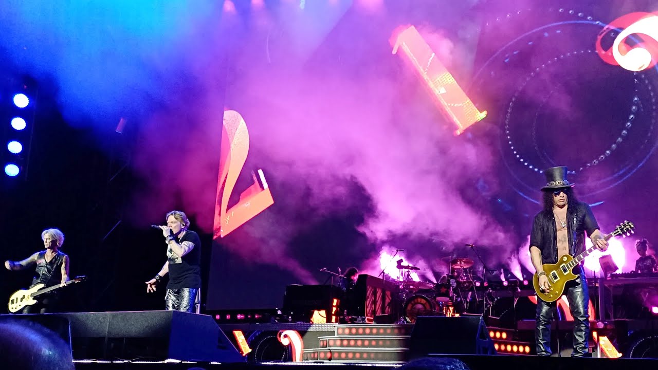Guns N' Roses in Madrid, 9 June 2023. Yesterdays