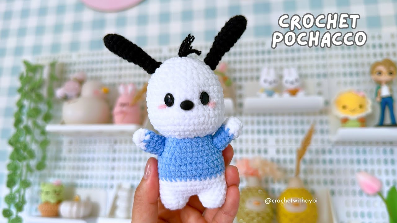 Pochacco Crochet Part 2 | Free Amigurumi Pattern & Tutorial | Sanrio Crochet #amigurumi #crochet
