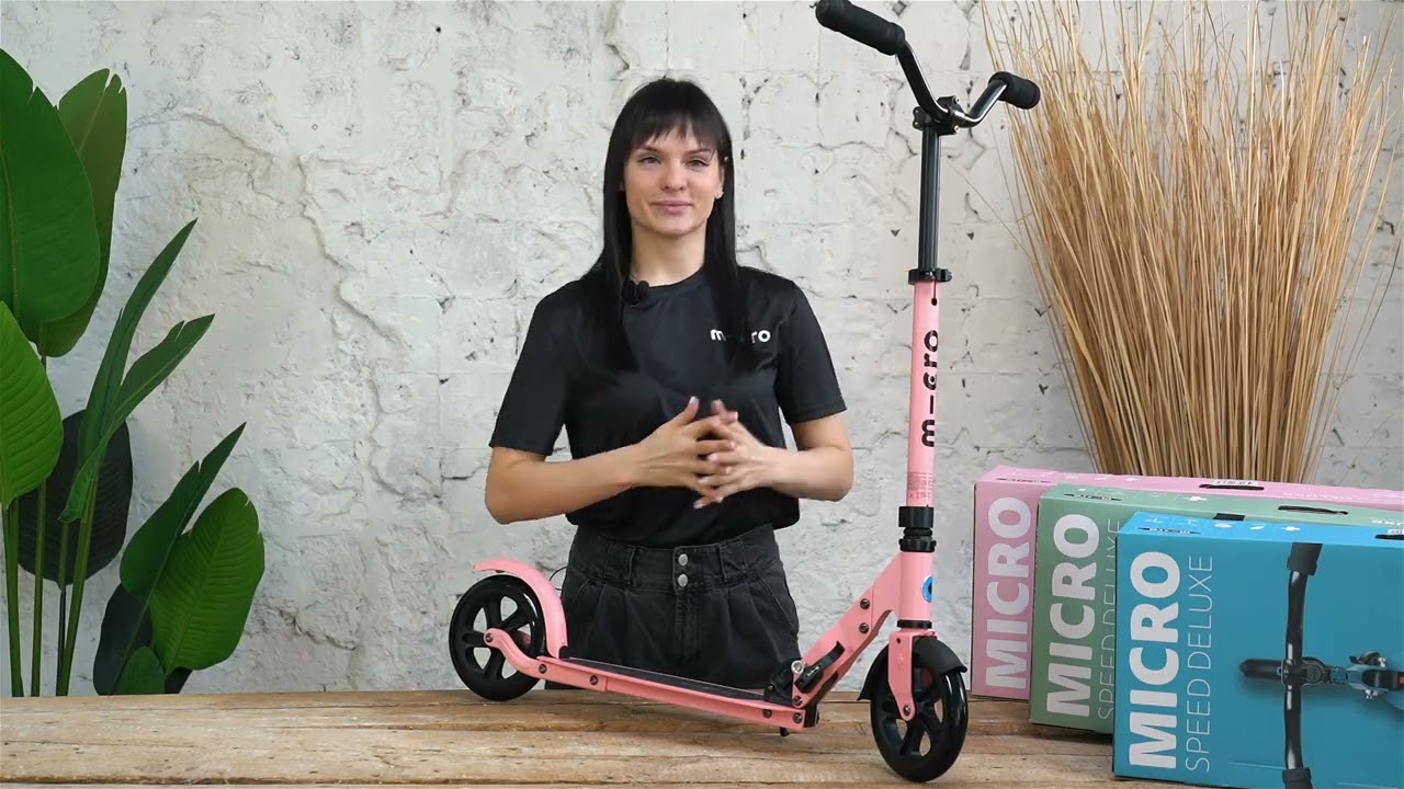 ОБЗОР  двухколесного самоката Micro Speed Deluxe