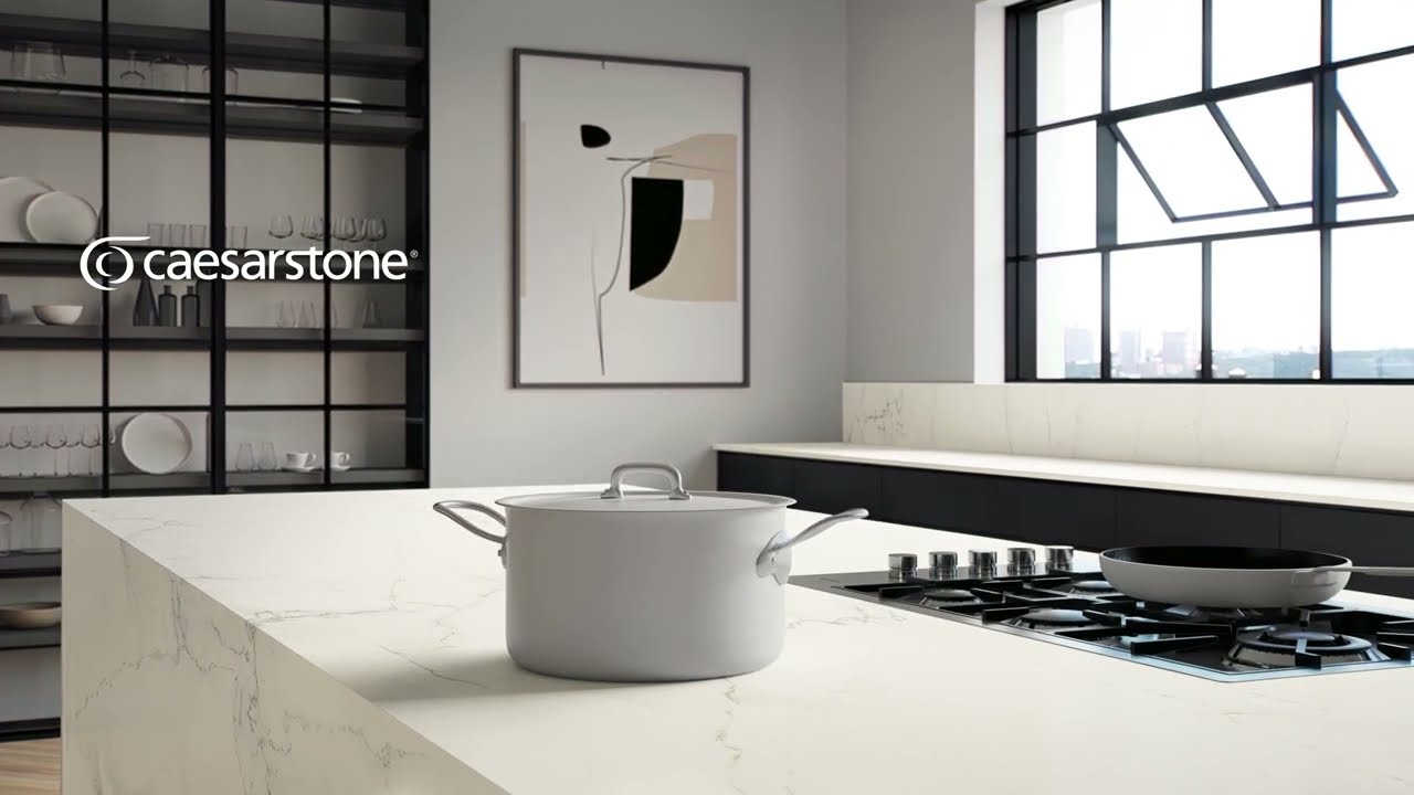 Discover our 501 Snowdrift Porcelain Worktop | Caesarstone