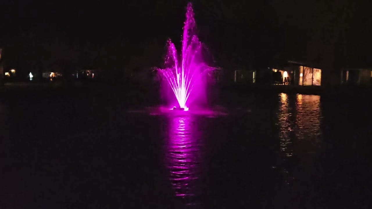 Landal Amerongse Berg by night.