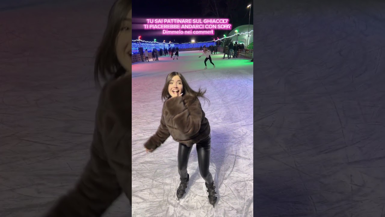 SOFIA DE ROSE E IL SUO TREND SUL GHIACCIO ❤️❤️ #tiktok #shorts #perte #sofiaderose #pattinaggio