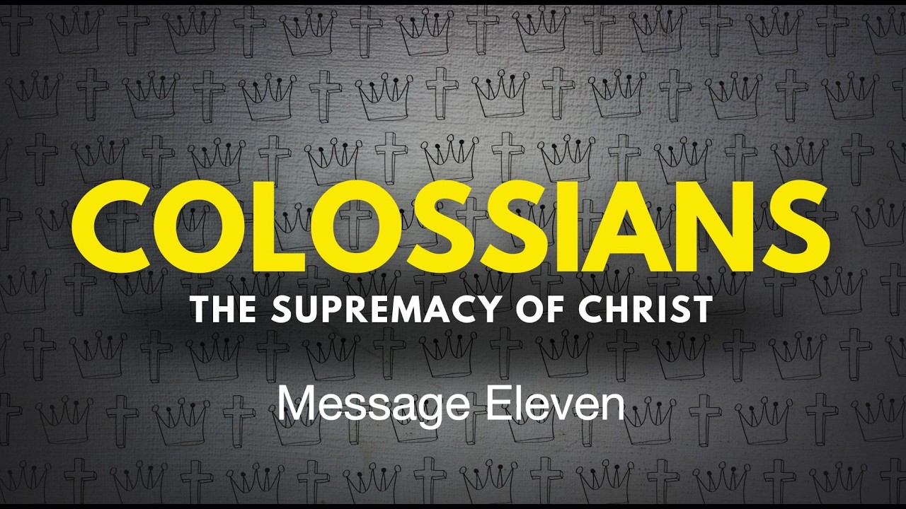 Colossians 3: 16-17 - Woody Cumbie - Colossians - November 3, 2024
