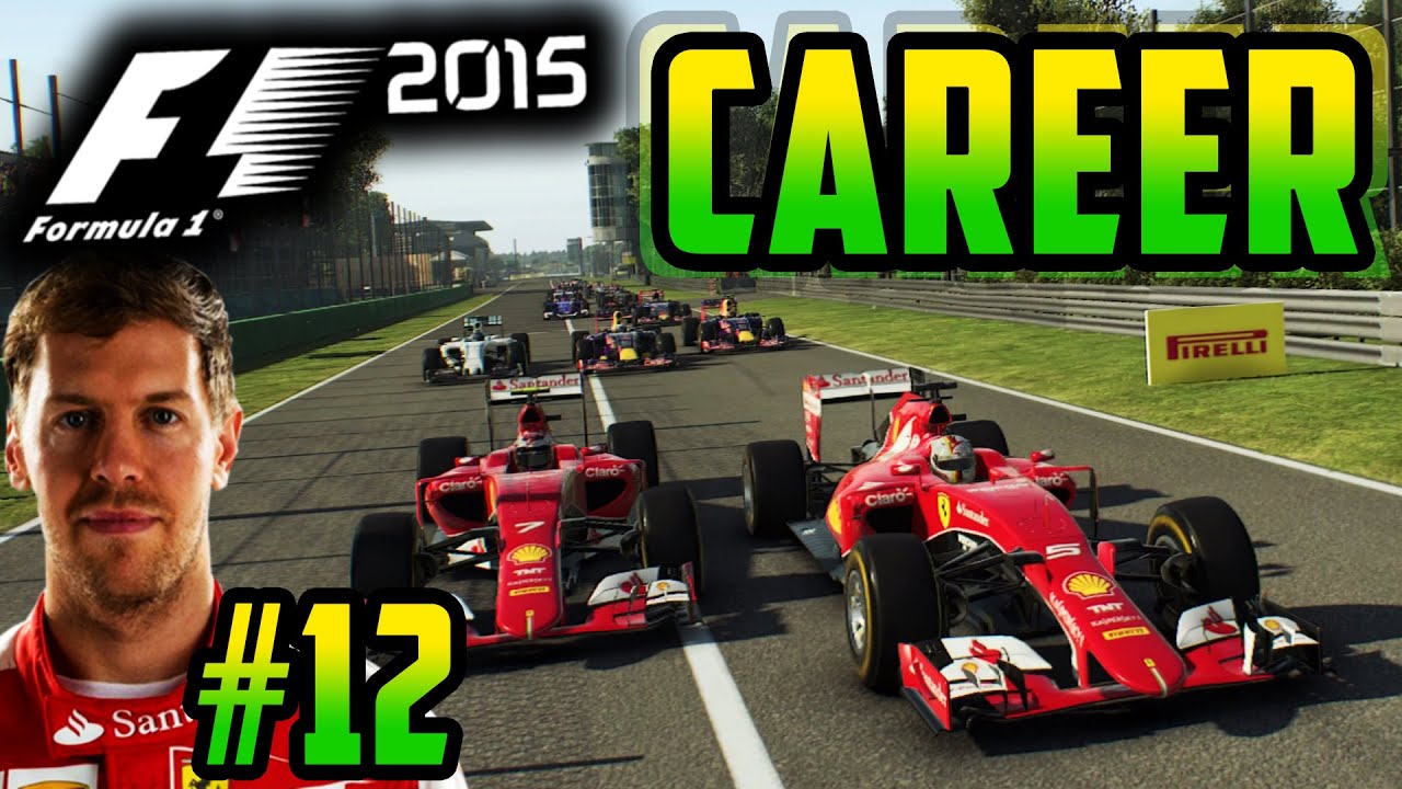 F1 2015 VETTEL CAREER MODE PART 12: ITALY, MONZA