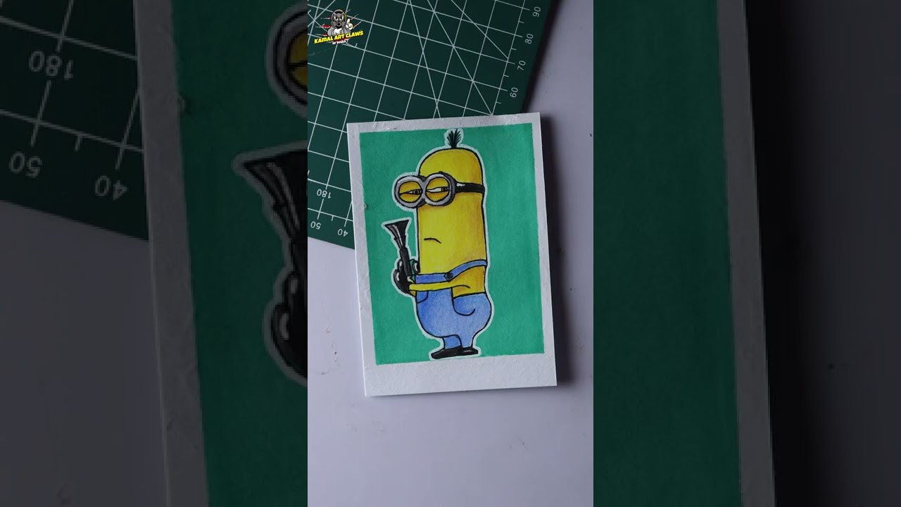 Draw Kevin the Minion😁 Minions: The Rise of Gru #shorts