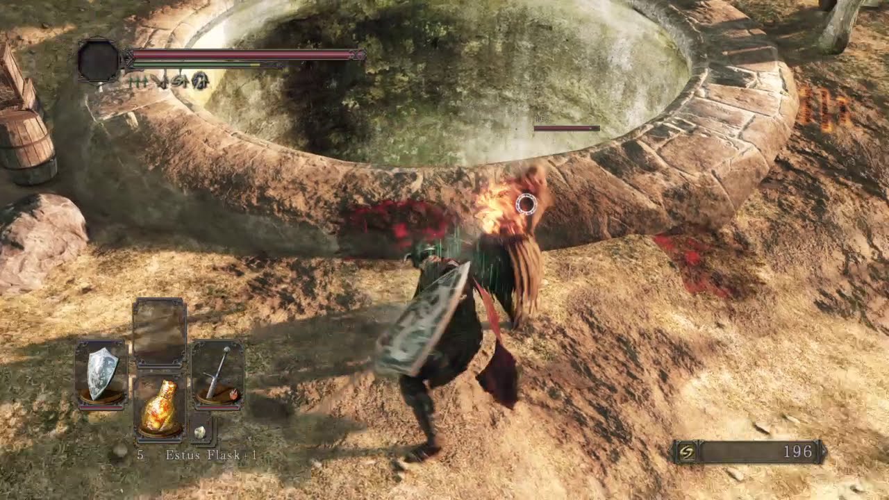 Dark Souls II Pushing Licia of Lindeldt Into The Pit (Easy Kill)