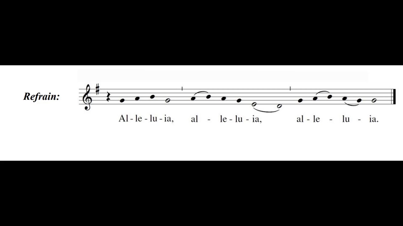 Cantor Practice:  Alleluia and Gospel Acclamation for Friday OT31