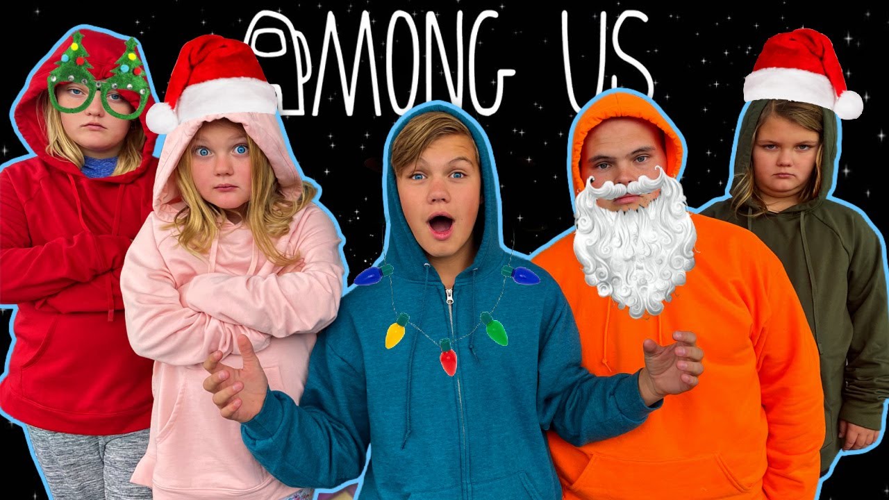 Among Us в реальной жизни! Рождественский выпуск. КТО САМОЗВАНЕЦ?!