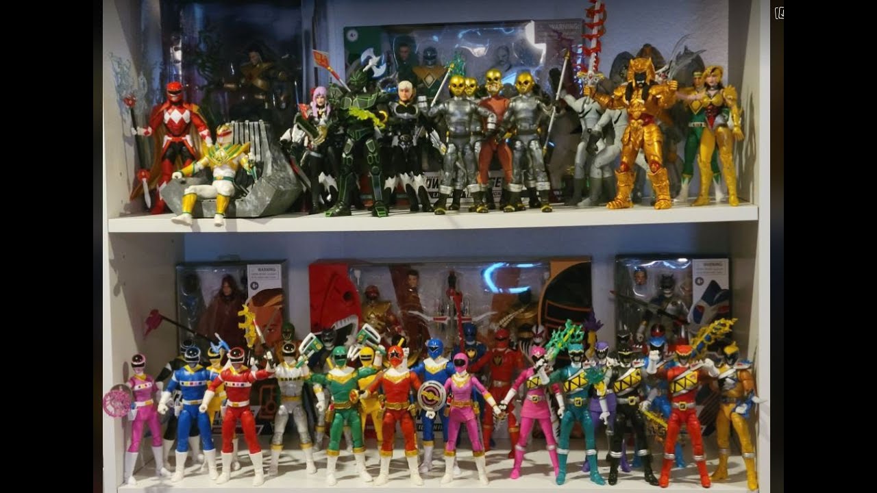 2022 Toy Room Tour Power Rangers Lightning Collection Vintage Figures MMPR Bandai Legacy Customs
