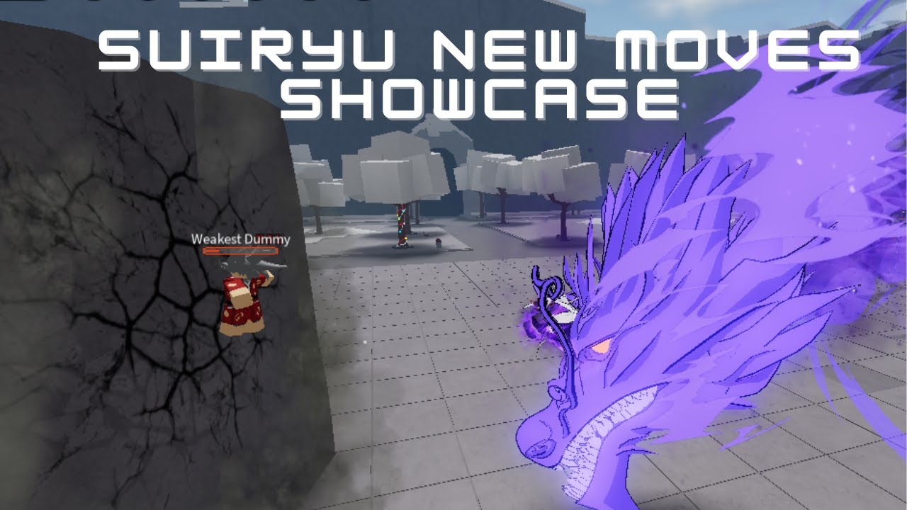 SUIRYU ALL NEW ULT MOVES + PASSIVE SHOWCASE TSB ROBLOX!!!