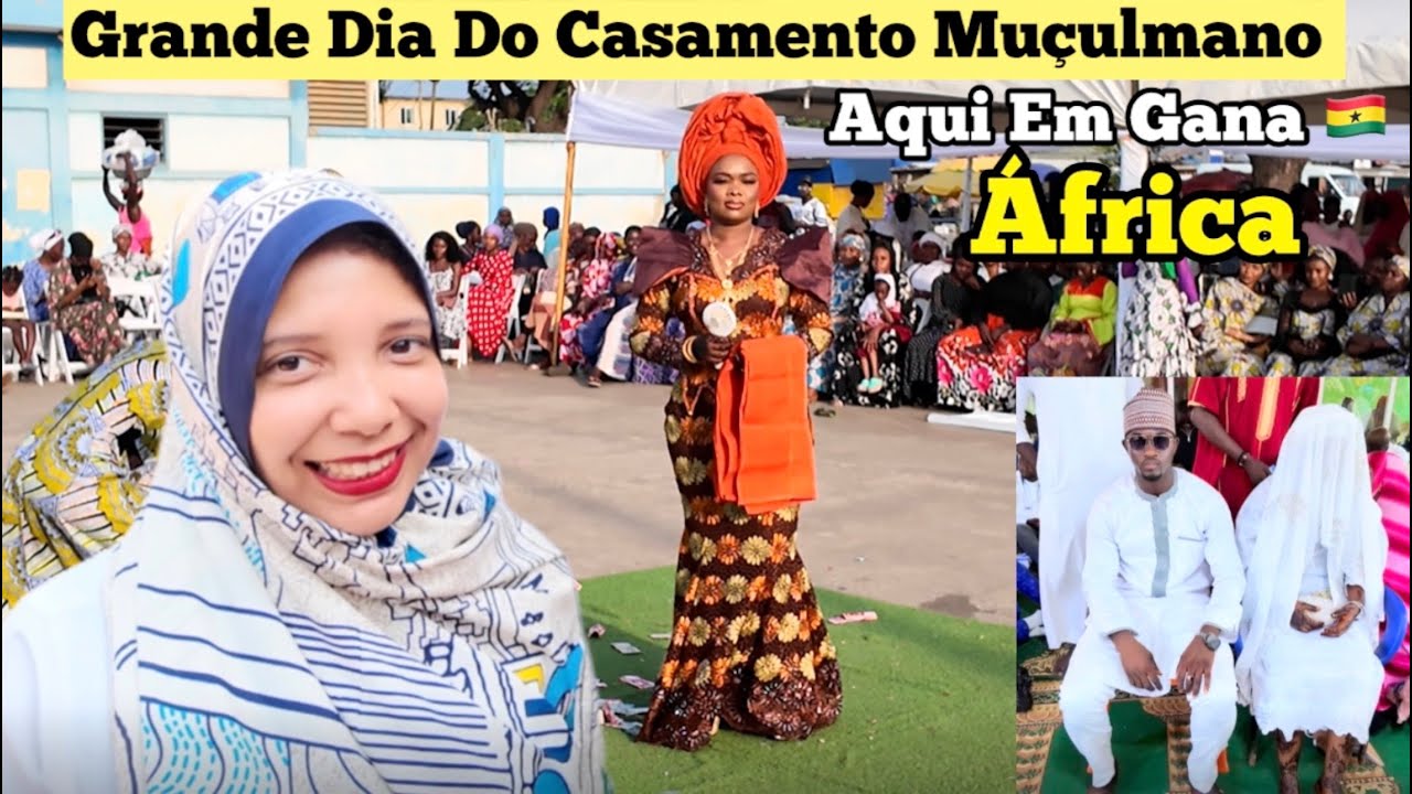 Choque Cultural! Minha Esposa Brasileira Vê Casamento Muçulmano em Gana 🇬🇭 Pela 1ª Vez