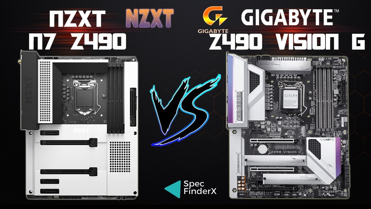 NZXT N7 Z490 vs Gigabyte Z490 Vision G