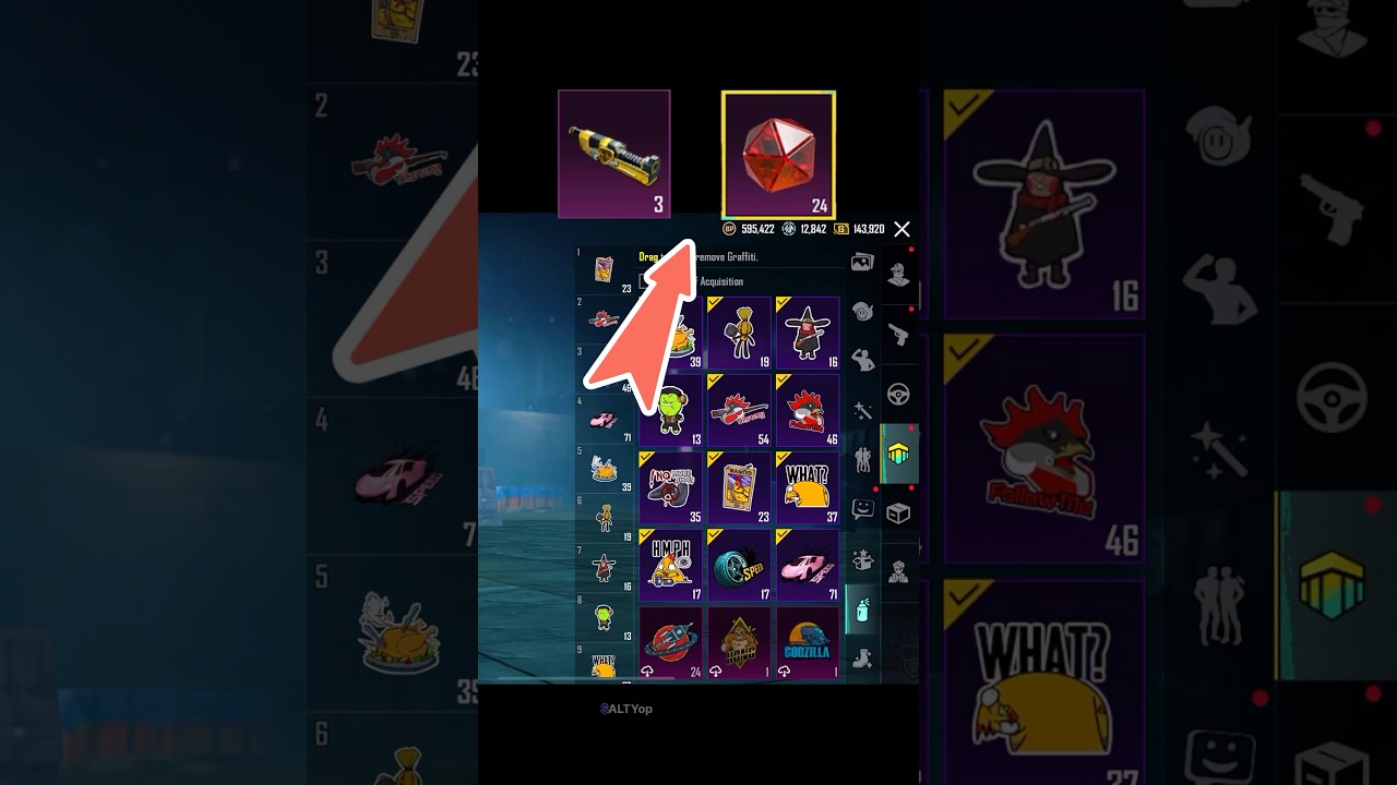 Graffiti  =  Materials, Mythic Gems 😱 Free Rewards Event 🔥 PUBGM