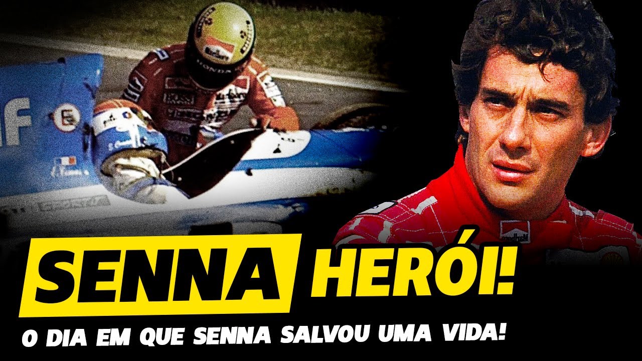 O DIA EM QUE AYRTON SENNA SALVOU A VIDA DE UM PILOTO | FÓRMULA 1 | GP EM CASA+