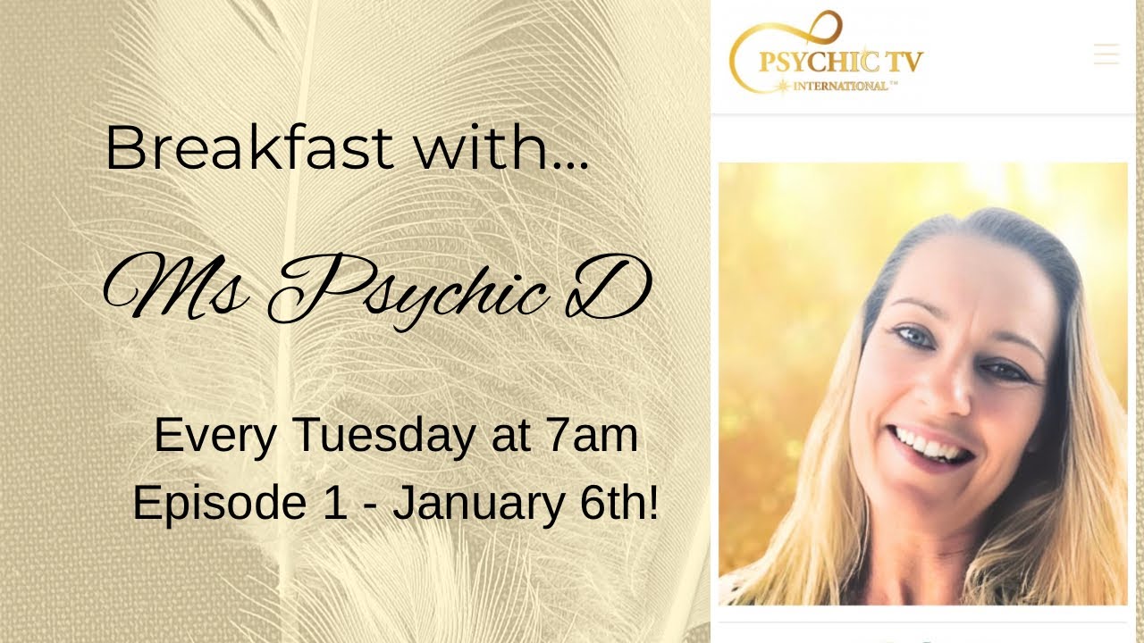 ☀️NEW! Toast, Truth & Tarot! - Breakfast with Ms Psychic D!☕️