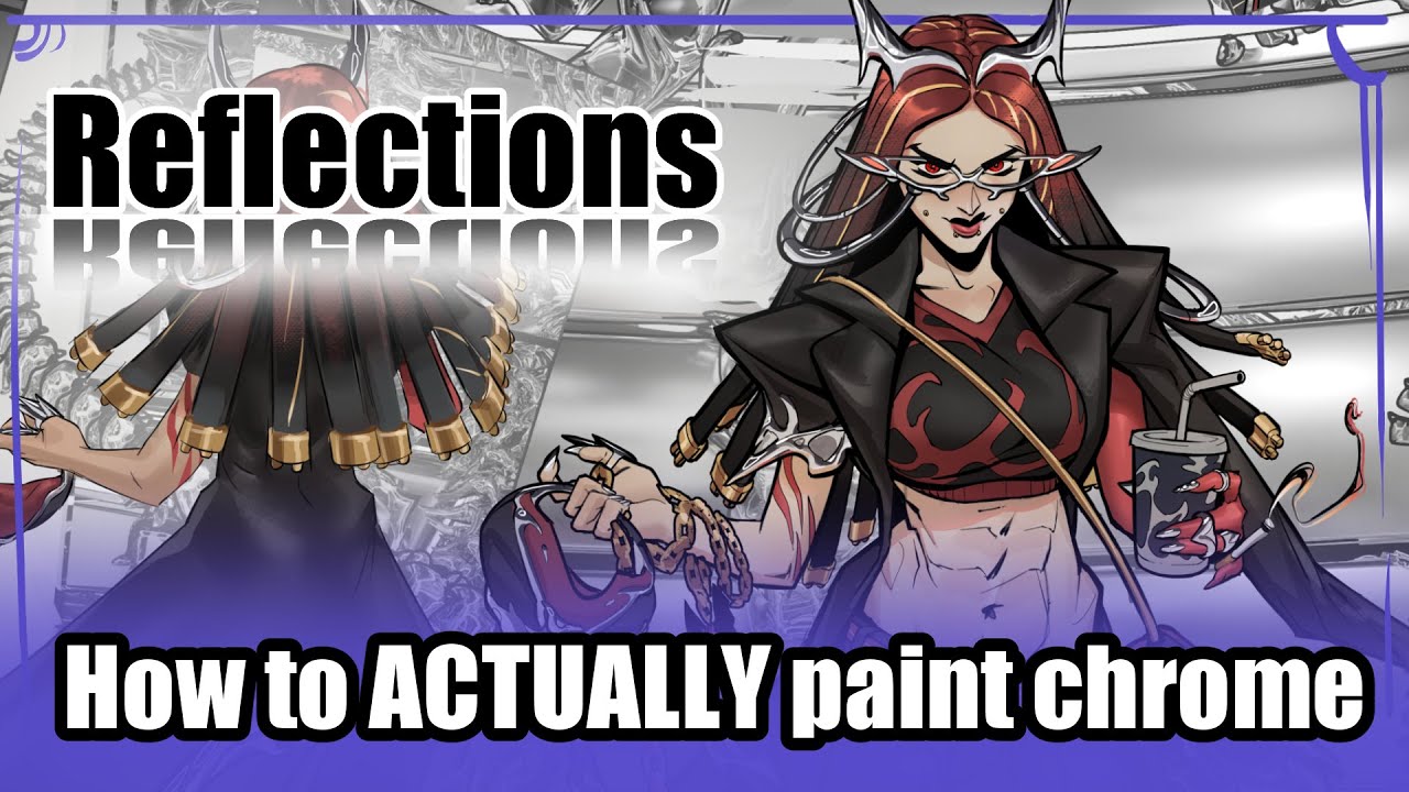 How I Paint Metal Reflections - (Start with the Environment)