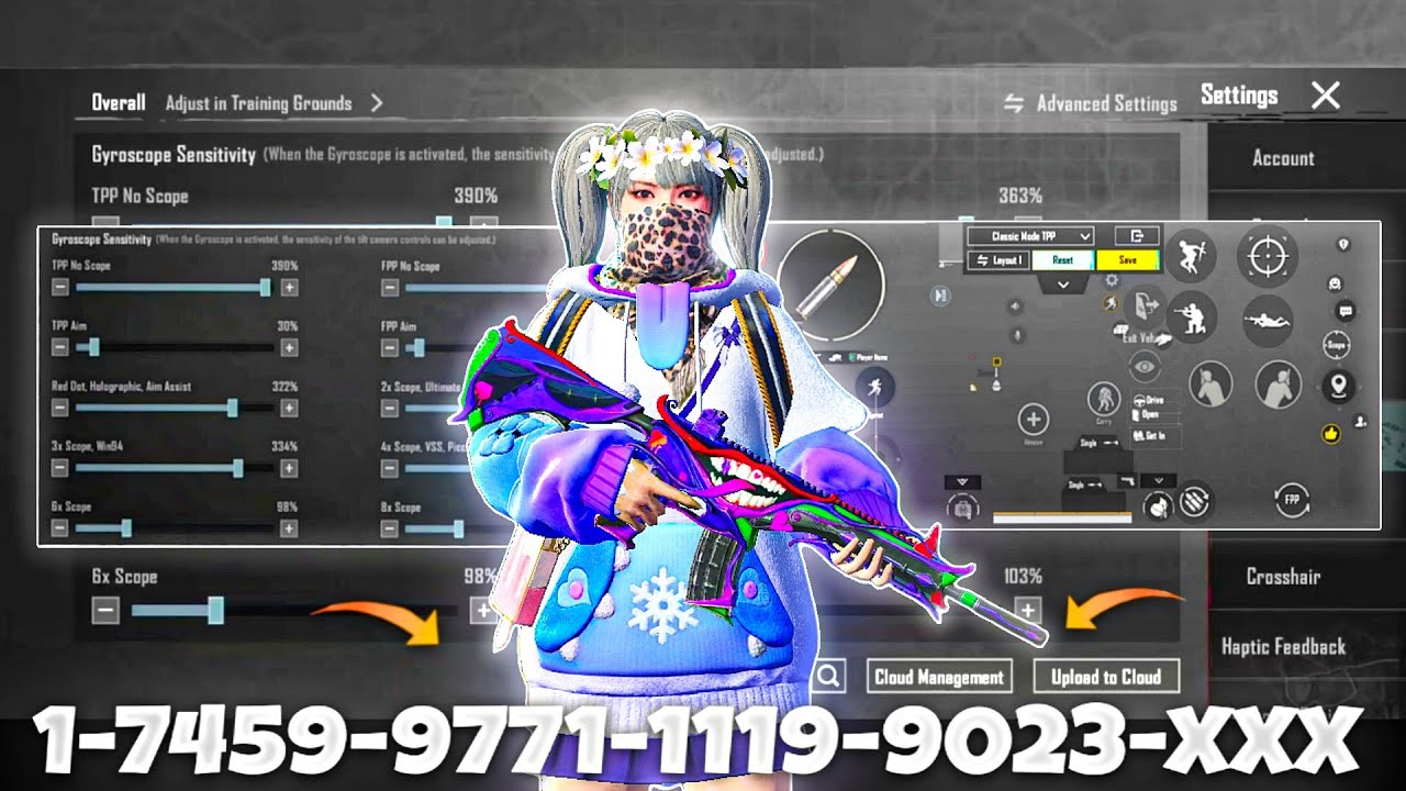 NEW UPDATE 3.6🔥BEST SENSITIVITY CODE + CONTROL SETTINGS BGMI/PUBG MOBILE
