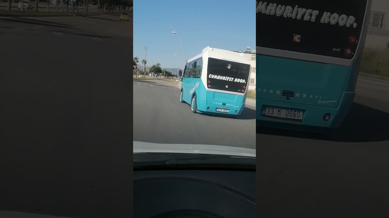 mersin Mezitli C ve CE ehliyet sınav parkuru