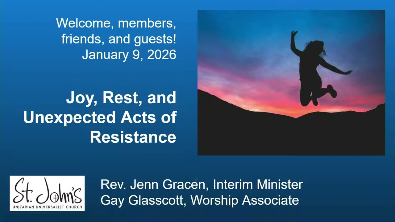 Sunday Service Jan. 11, 2026