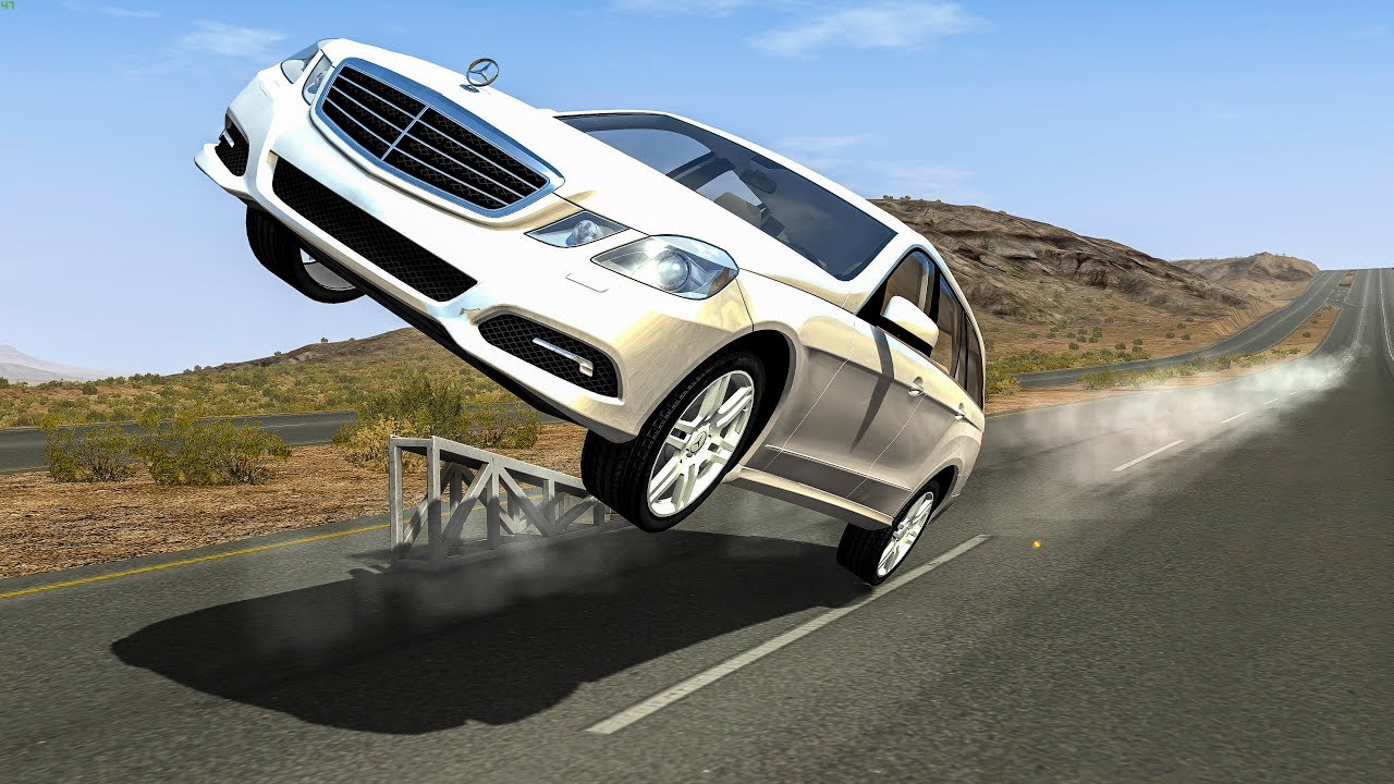High Speed Flip Ramp Crashes #11 - BeamNG Drive Crash Testing