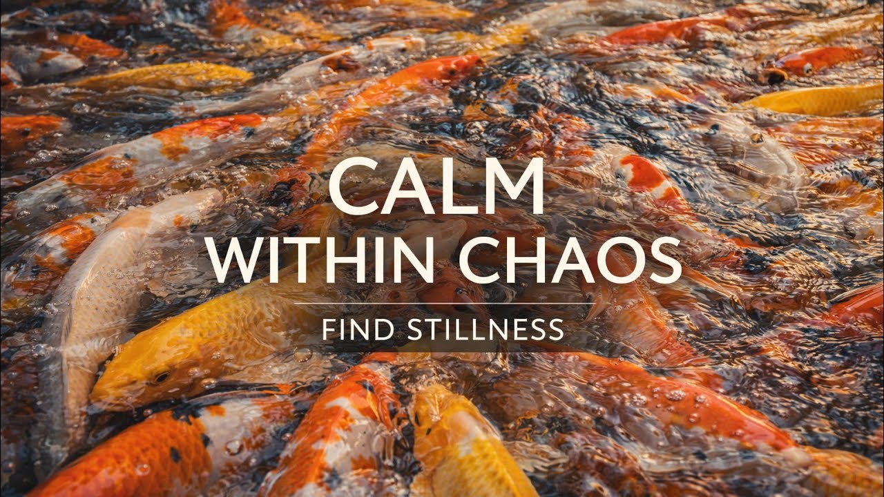 Beautiful Chaos Beneath the Surface | Koi Pond Meditation Loop @soul-scapes.nature 