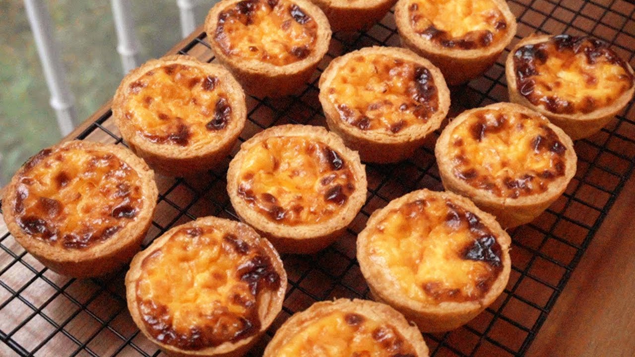 옥수수 에그타르트 만들기 Corn Egg tart recipe 콘타르트 만드는법 쉽고 맛있는 에그타르트 레시피 파트브리제 만들기 바닐라빈 없이 에그타르트