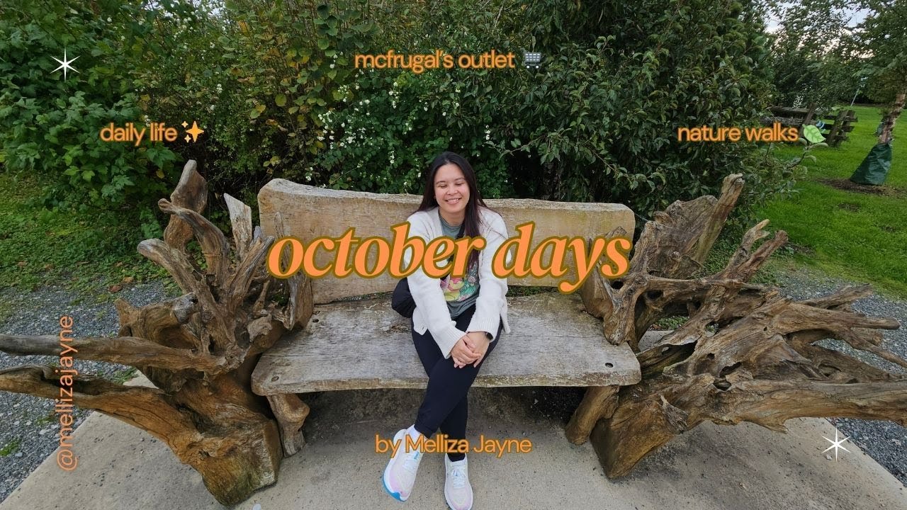 ordinary days in october | daily life ✨ nature walks 🍃 & mcfrugal's outlet 🛒