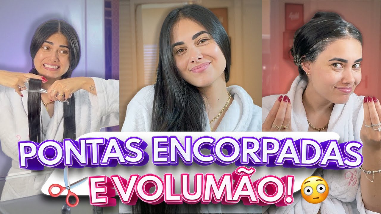 CORTEI o CABELO, hidratei e FINALIZEI!!!