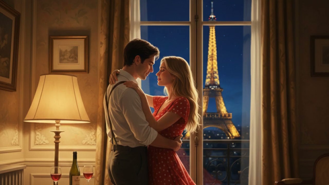 Oh, l’Amour à Paris 🇫🇷 Romantic French Jazz Love Song | Paris Love Dance