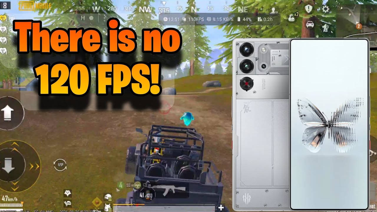 PUBG FPS Test on RedMagic 10 Pro | Disappointed with No 120FPS!