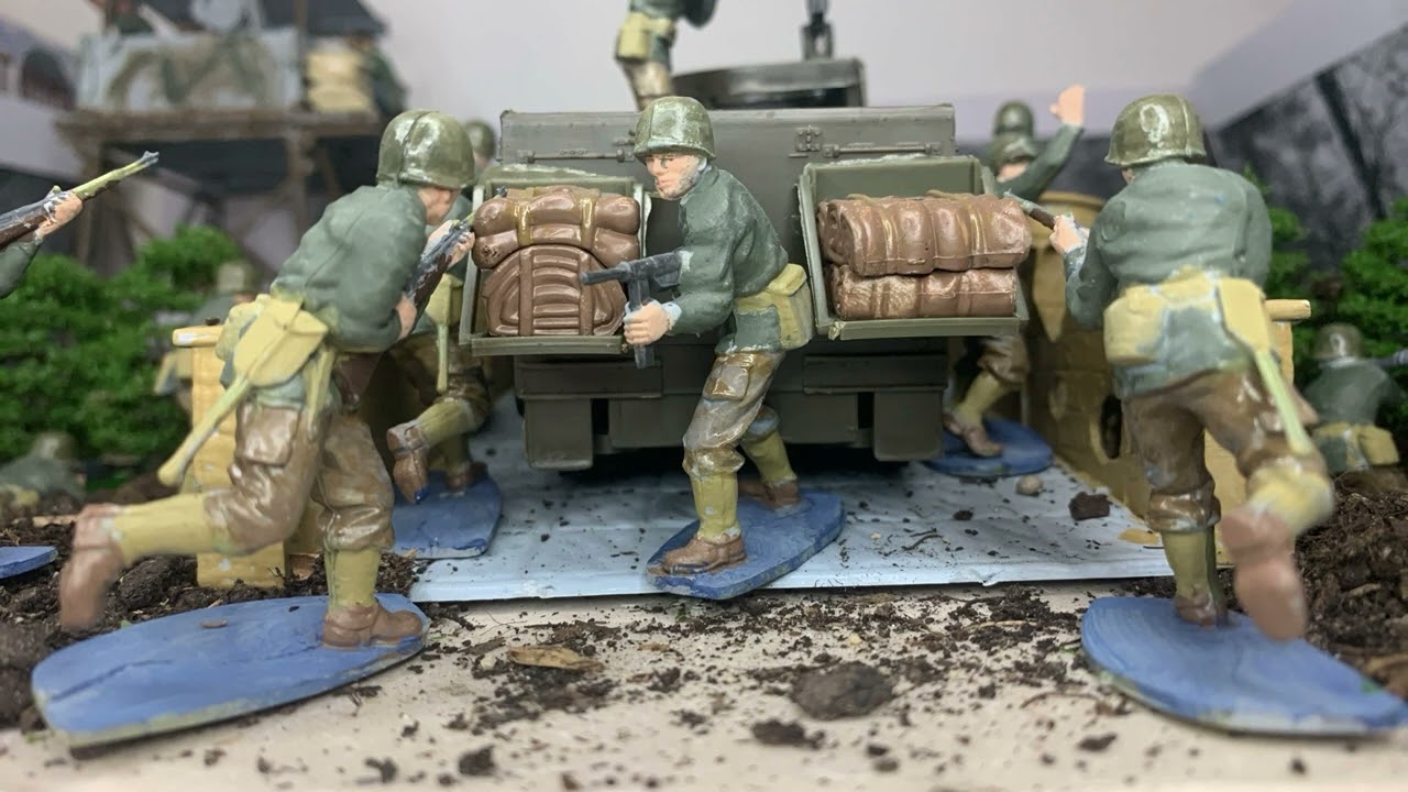Guerre en Italie: Opération Encore: Janvier 1945, Seconde guerre mondiale, Diorama, Airfix 1/32.