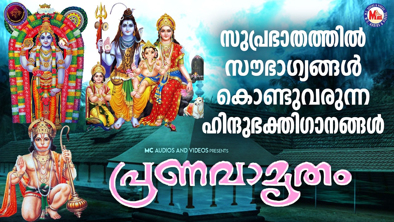 സുപ്രഭാതത്തിൽ സൗഭാഗ്യങ്ങൾ കൊണ്ടുവരുന്ന ഹിന്ദുഭക്തിഗാനങ്ങൾ | Hindu Devotional Songs Malayalam